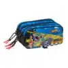 Big Triple Pencil Case Hot Wheels "Let's Race"