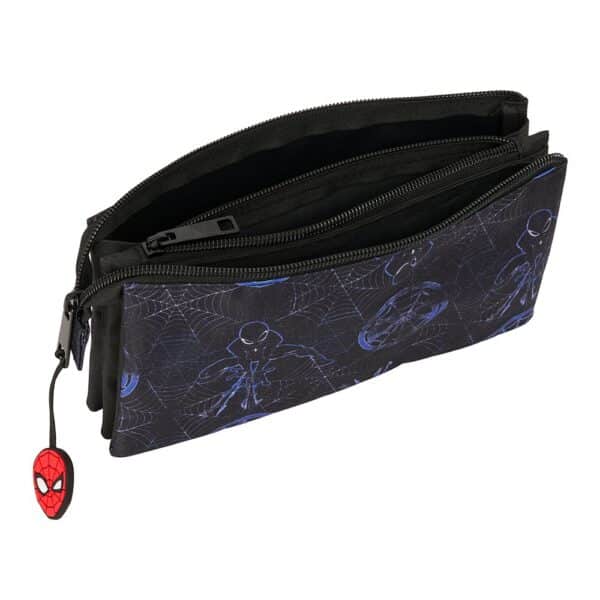 Triple Pencil Case Spiderman "Attack" - Image 2