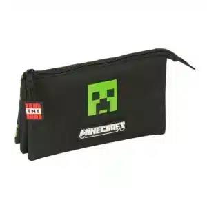 Triple Pencil Case Minecraft "TNT"