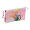 Triple Pencil Case Princess Disney Bloom