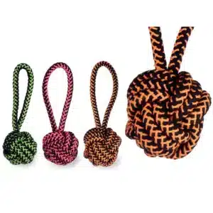 Short Rope Ball Teether
