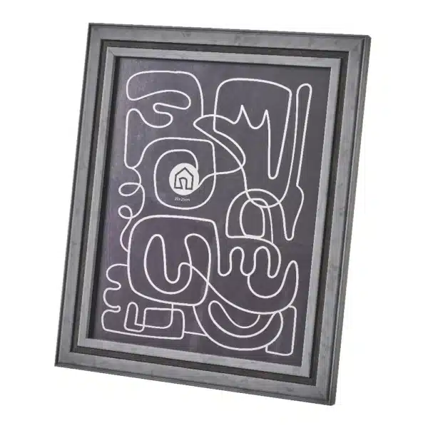 Grey/Black Photo Frame 20x25cm