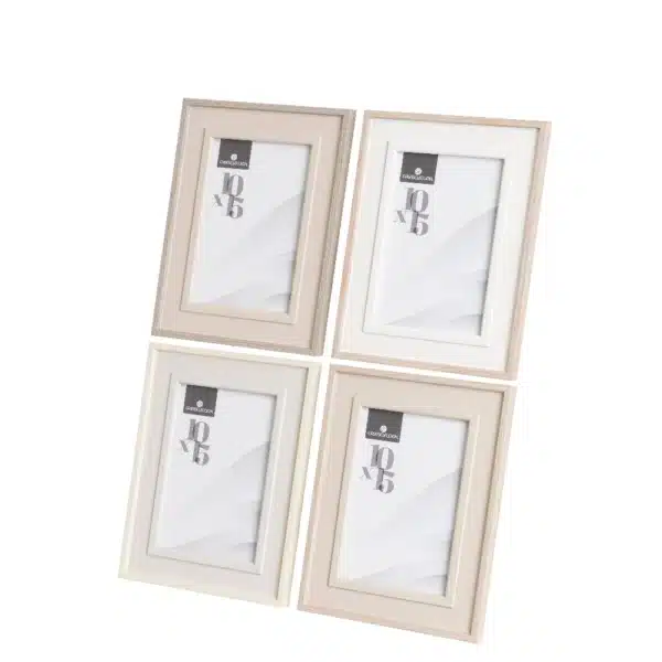 Wooden Photo Frame 10x15cm, Neutrals