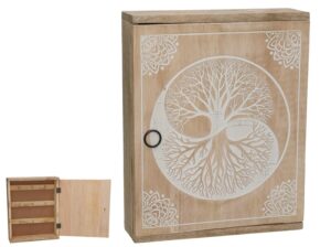 Yin Yang Wooden Key Holder Box 30x25cm