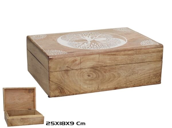 Wooden Box  25x18x9cm