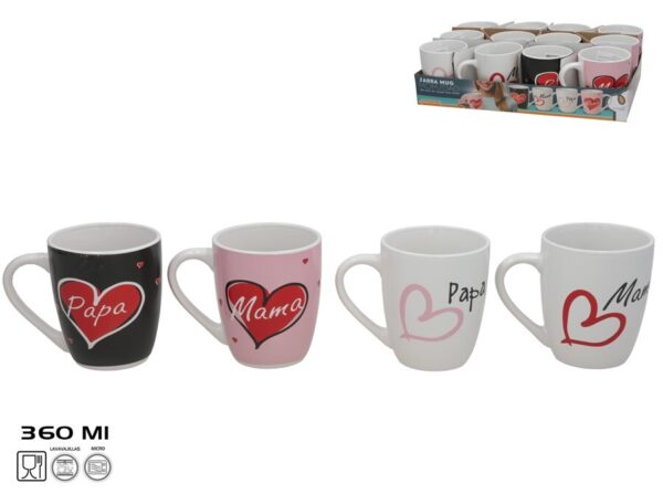 Mum/Dad Ceramic Mug 360ml