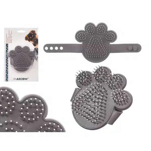 Paw Shaped Pet Brush With Metal Spikes - Image 3