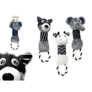 Pet Plush With Fabric Teething Ring