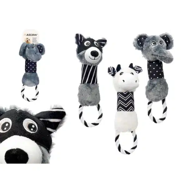 Pet Plush With Fabric Teething Ring