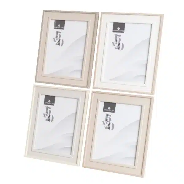 Wooden Photo Frame 15x20cm, Neutrals