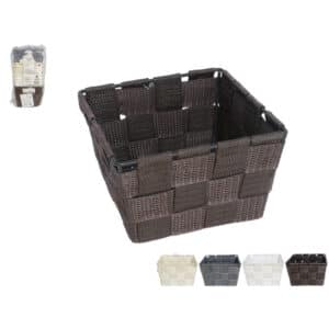 Basket Estivo 14x14cms Assorted Colours