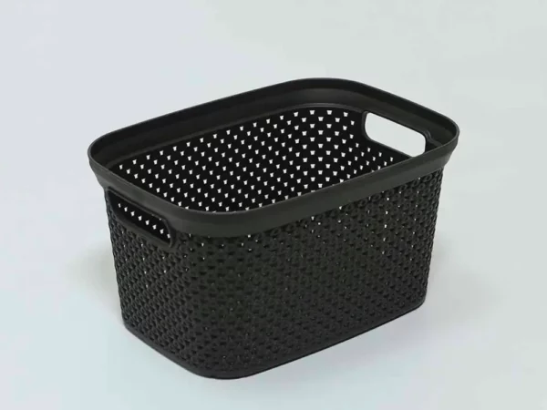 3 Ltrs Brown Plastic Organiser Basket