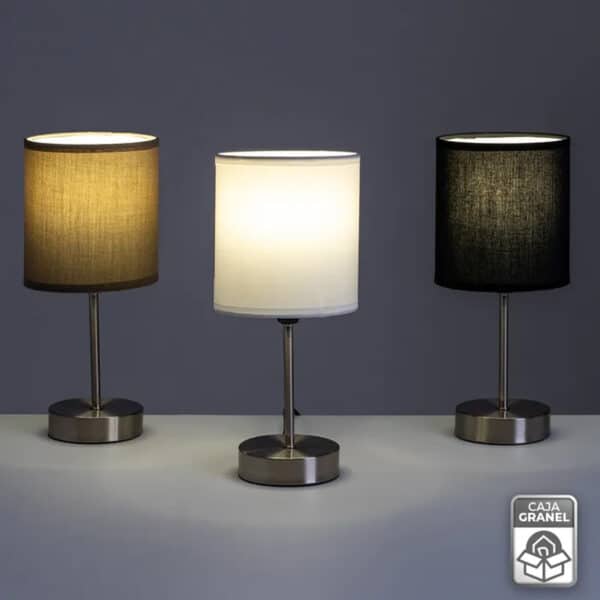Desk lamp Metal - Assorted 3 colours (bedside lamp )14 X 14 X 31 CM