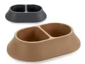 Dividing Pet Feeding Plance Mix 2 Colors