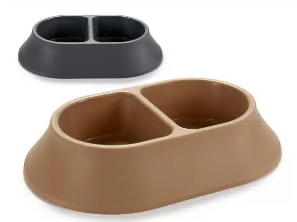 Dividing Pet Feeding Plance Mix 2 Colors