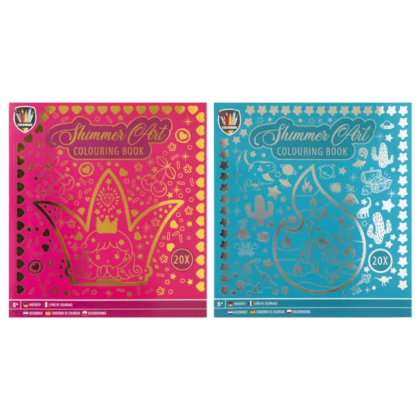 Foil Colouring Book, 24 X 22 Cm, 20 Sheets