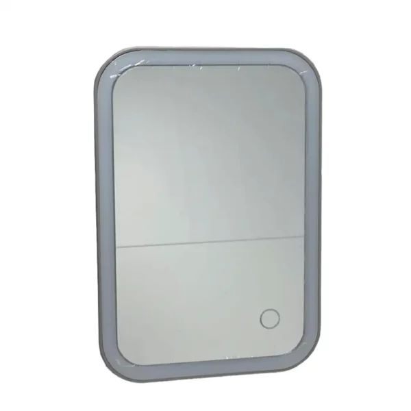 Mirror With Led Light Polystyrene Grey