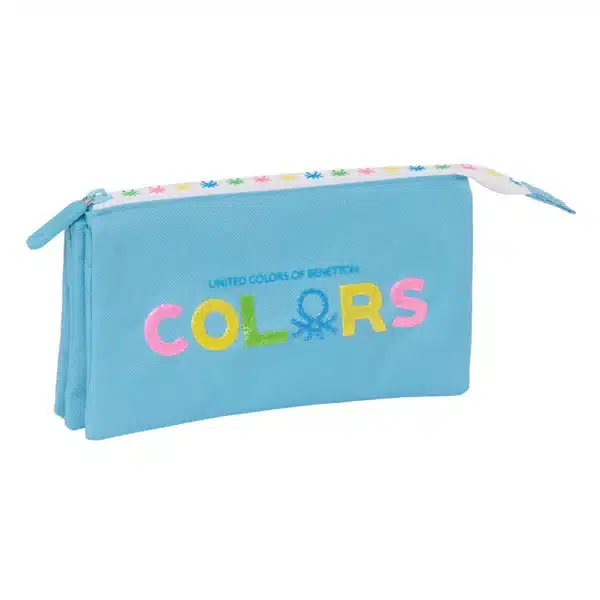 Triple Pencil Case Benetton "Spring"