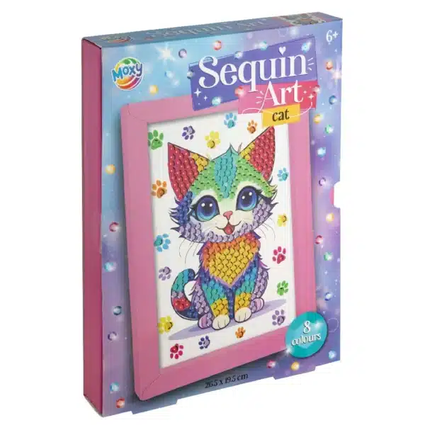 Sequin Art With Frame 26 X 19cm, 2 Assorted models - Image 2