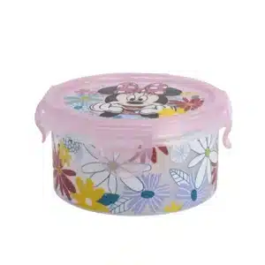 Minnie Mouse Spring Look Round Hermetic Food Container 270ml