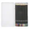 Metallic Colouring Pencils, 12 Pack In Tin - Image 2