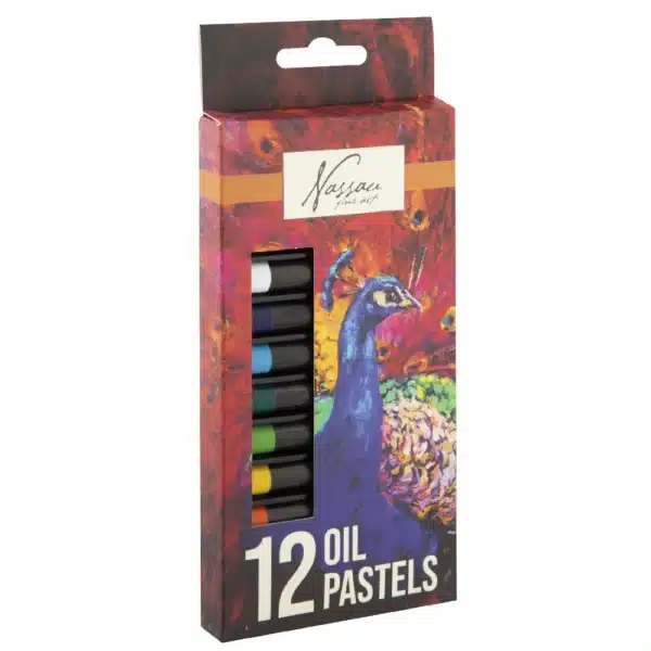 Set Of 12 Oil Pastels