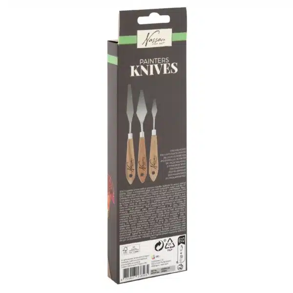 3 Painters Palette Knives - Image 2