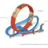 Hot Wheels Massive Loop Mayhem Track Set With 70cm Tall Track Loop - Image 3