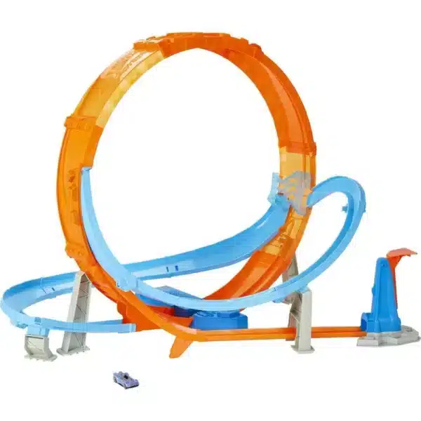 Hot Wheels Massive Loop Mayhem Track Set With 70cm Tall Track Loop