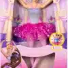 Barbie Dreamtopia Twinkle Lights Ballerina Doll with Blonde Hair & Light-Up Feature Wearing Royal Headband & Pink Tutu