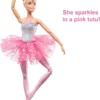Barbie Dreamtopia Twinkle Lights Ballerina Doll with Blonde Hair & Light-Up Feature Wearing Royal Headband & Pink Tutu - Image 2