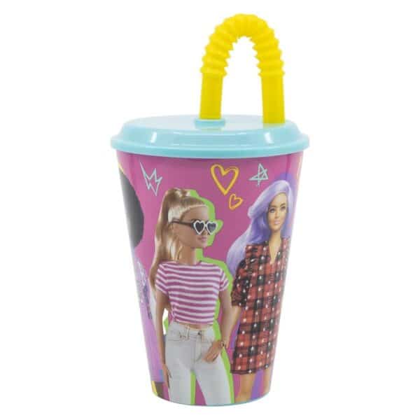 Sport Tumbler 430 ml Barbie with Straw & Lid