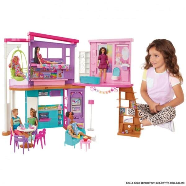 Barbie Vacation House Playset With 30+ Pieces by Mattel - Image 3