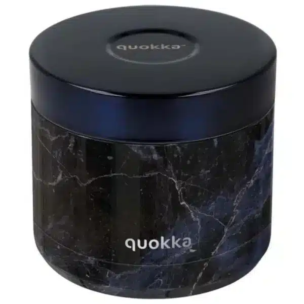 Quokka Thermal Stainless Steel Food Jar Whim Black Marble - Image 2