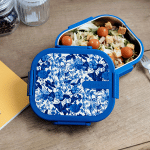 Quokka Stainless Steel Lunch Box Kai Blue Blossom