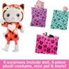 Barbie Cutie Reveal Chelsea Doll & Accessories, Animal Plush Costume & 6 Surprises Including Color Change, Kitten as Red Panda - Image 3