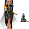 Monster High Monster Ball Doll, Cleo De Nile in Party Dress with Themed Accessories Including Scepter & Cupcakes - Image 3
