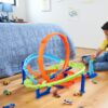 Hot Wheels Toy Car Track Set, Action Loop Cyclone Challenge Playset & 1:64 Scale Vehicle, 2 Ways to Play, Easy Storage - Image 3
