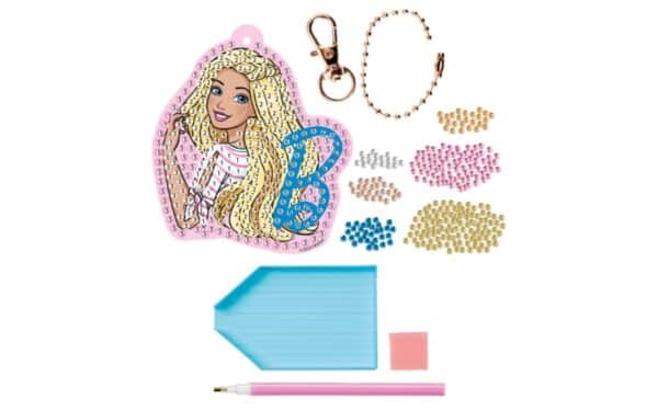 Barbie Make Your Own Diamond Painting Keyring - Image 2