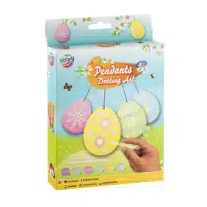 Easter Pendants Dotting Art, 8 Pendants,