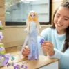 Mattel Disney Frozen Elsa Fashion Doll Set, Spin & Reveal with 11 Surprises Including 5 Accessories, 5 Stickers & Play Scene, Inspired by the Movie - Image 5