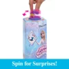 Mattel Disney Frozen Elsa Fashion Doll Set, Spin & Reveal with 11 Surprises Including 5 Accessories, 5 Stickers & Play Scene, Inspired by the Movie - Image 4