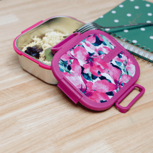 Quokka Stainless Steel Lunch Box Kai Pink Bloom