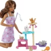 Barbie Kitty Condo Doll & Pets, Cat Tree Toy Playset with 5 Kitten Figures & Accessories - Image 6