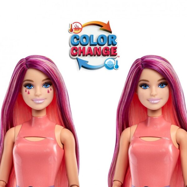 Barbie Pop Reveal Bubble Tea Series Doll & Accessories with Fashion Doll & Pet, 8 Surprises Include Color Change, Cup with Storage - Image 4