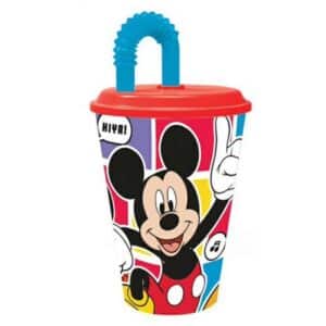 Sport Tumbler 430 ml Mickey Mouse Better with Lid and straw
