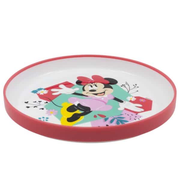 Non Slip Bicolor Plate Minnie Mouse Premium - Image 2