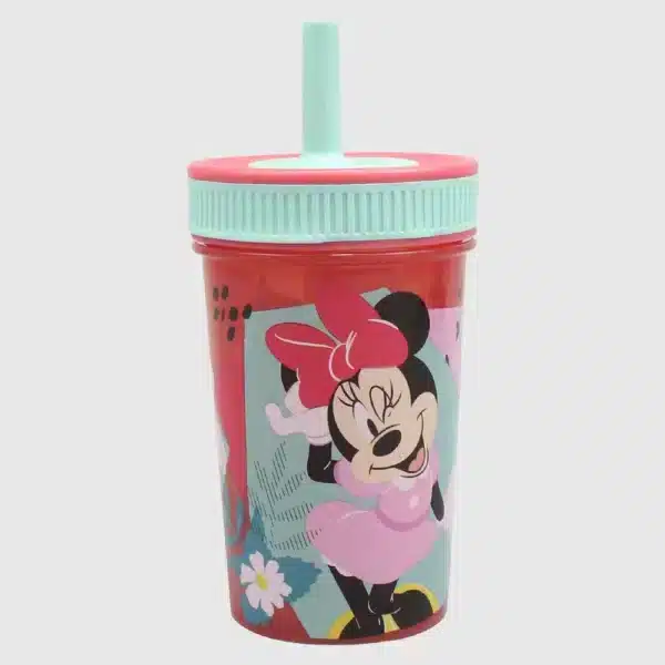 Minnie Leak Proof Silicone Straw Tumbler 465 Ml