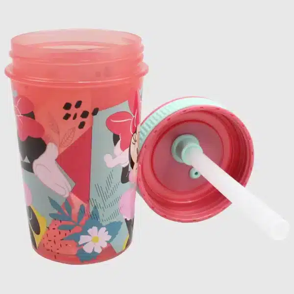 Minnie Leak Proof Silicone Straw Tumbler 465 Ml - Image 2