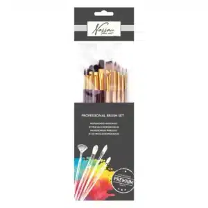 Nassau Professional Brush Set, 10 Pcs